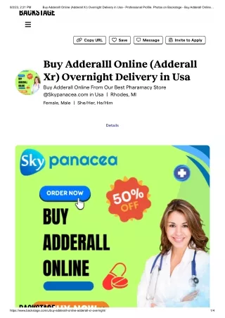 Buy Adderalll Online (Adderall Xr) Overnight Delivery in Usa