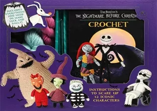 Download Disney Tim Burton's: The Nightmare Before Christmas Crochet (Crochet Ki