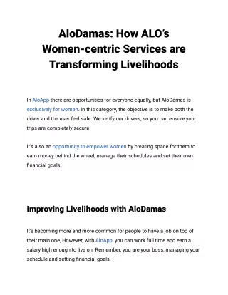 AloDamas_ How ALO’s Women-centric Services are Transforming Livelihoods