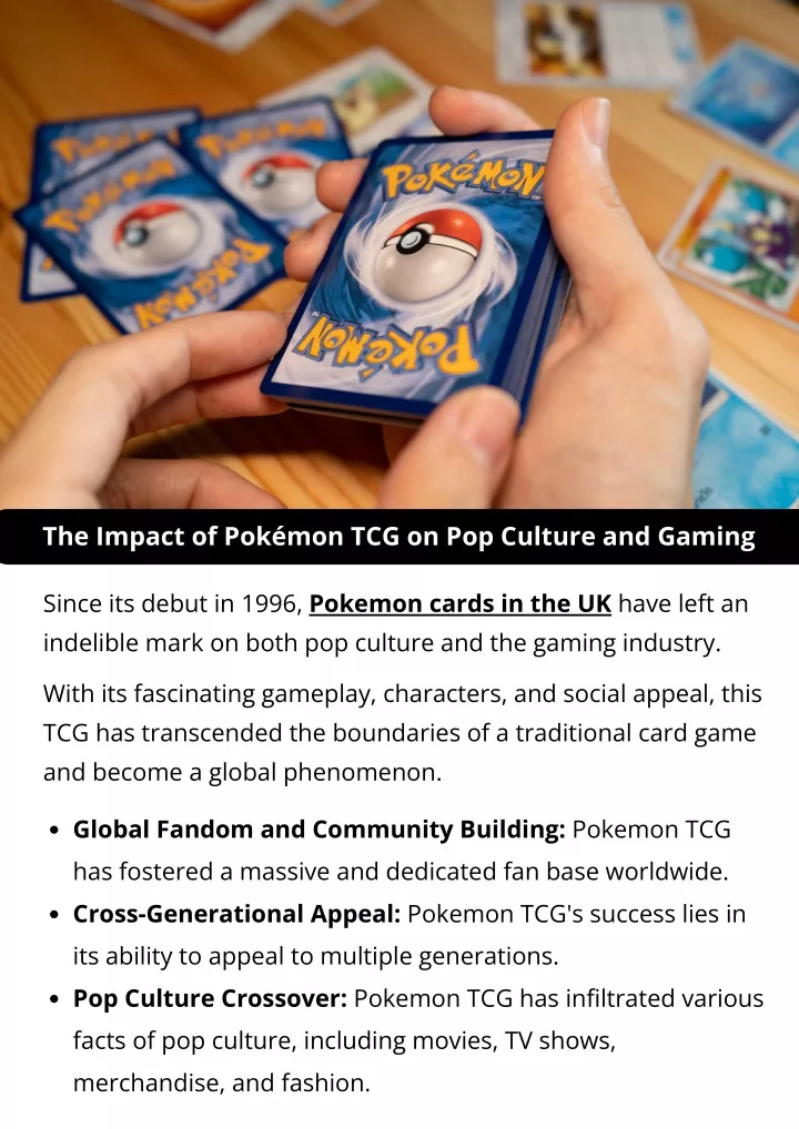 the impact of pok mon tcg on pop culture