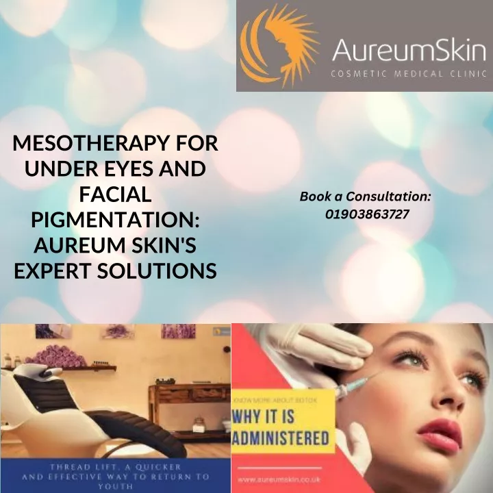 mesotherapy for under eyes and facial