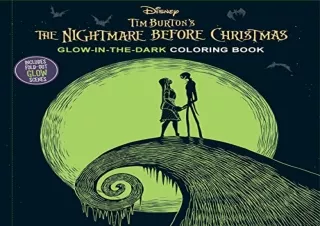 Kindle (online PDF) Disney: Tim Burton's The Nightmare Before Christmas Glow-in-
