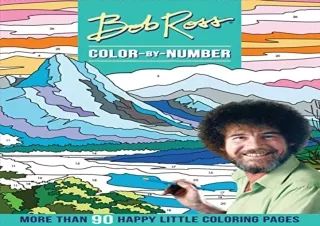 PDF Download Bob Ross Color-by-Number