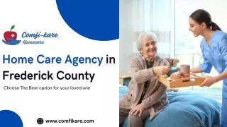 The Best Home Care Agency in Frederick County