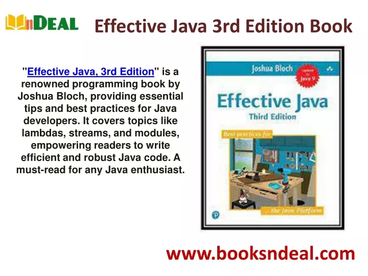 effective java 3rd edition book