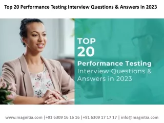 top 20 performance testing interview questions