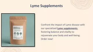 Lyme Supplements