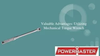 Valuable Advantages_ Utilizing Mechanical Torque Wrench (1)