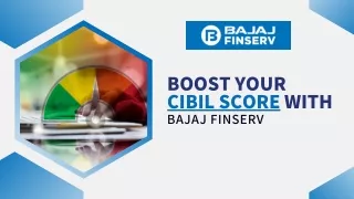 Boost Your CIBIL Score with Bajaj Finserv