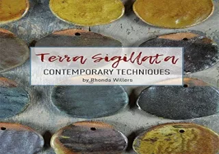 DOWNLOAD BOOK [PDF] Terra Sigillata: Contemporary Techniques