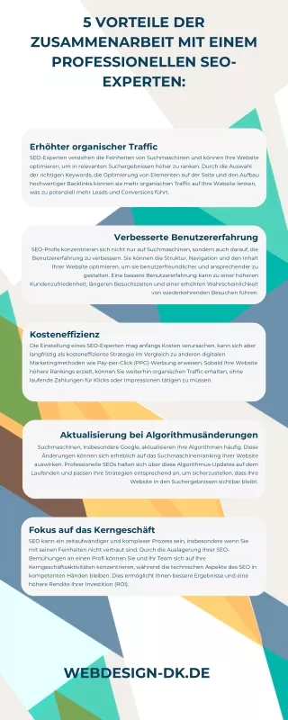 5 Vorteile der Zusammenarbeit mit einem professionellen SEO-Experten