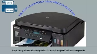 The Best Canon PIXMA G6020 Wireless MegaTank