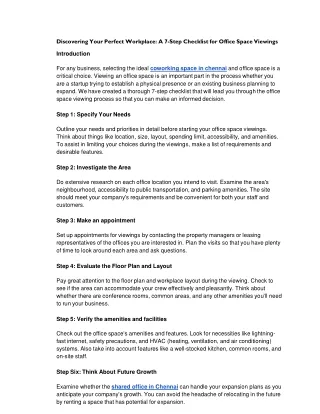 discovering your perfect workplace a 7 step