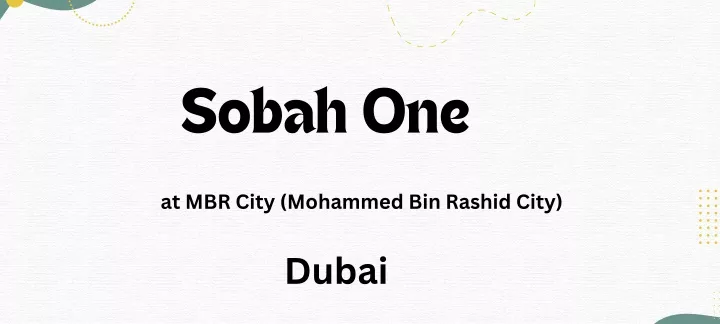 sobah one