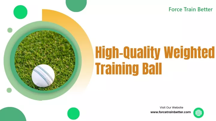 high quality weighted training ball