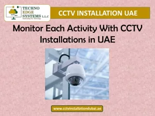 cctv installation uae