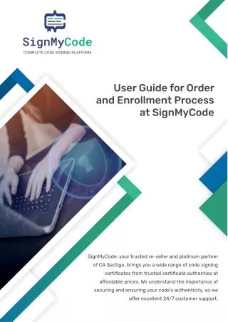 SignMyCode - Code Signing User Guide