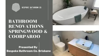 Bathroom Renovations Springwood & Coorparoo