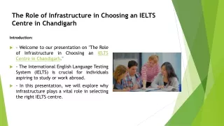 Expert Advice Choosing the Right IELTS Centre in Chandigarh