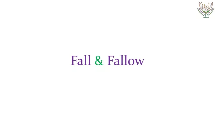 fall fallow