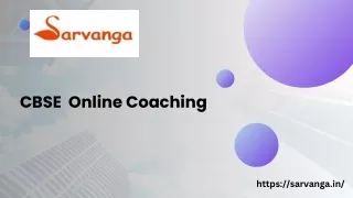 Best CBSE Coaching Online | Sarvanga