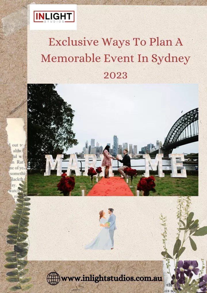 exclusive ways to plan a memorable event