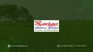 Smart Agriculture and Farming Services in Tamilnadu