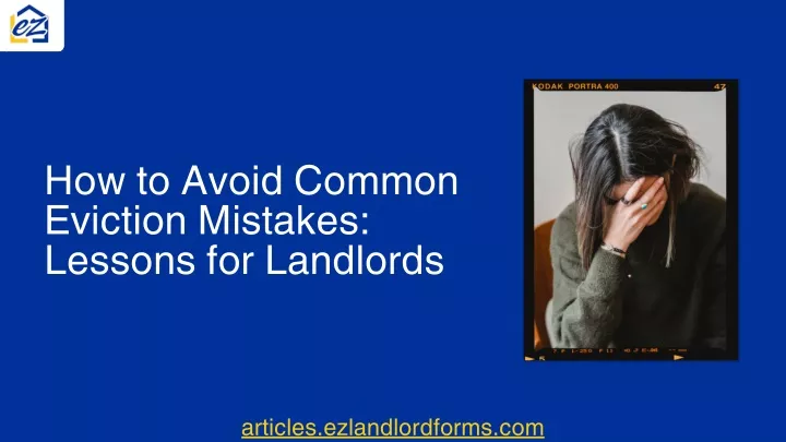 how to avoid common eviction mistakes lessons