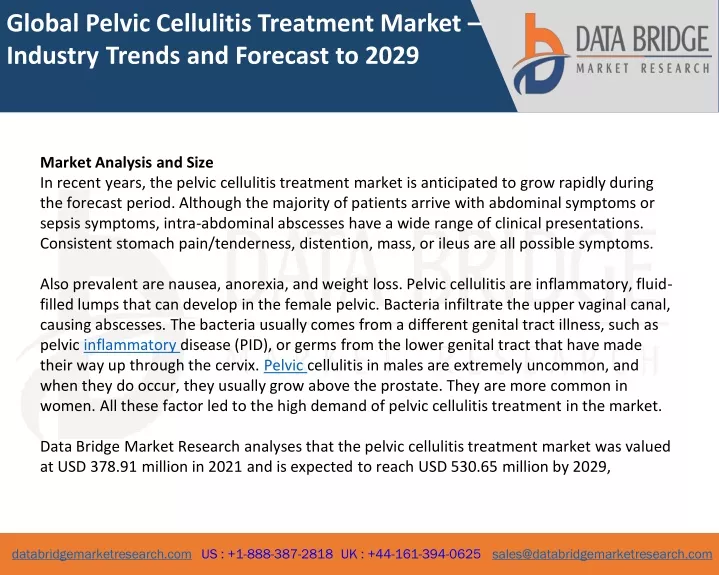 global pelvic cellulitis treatment market