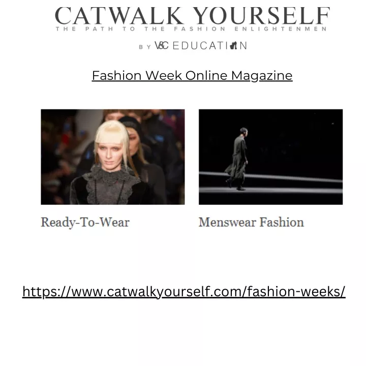 fashion week online magazine