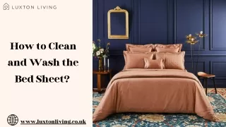 How to Clean and Wash the Bed Sheet