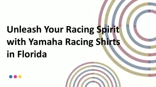 Unleash Your Racing Spirit with Yamaha Racing Shirts in Florida