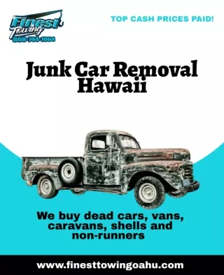 Junk Car Removal Hawaii