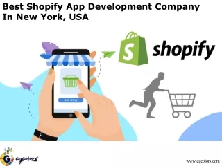 Best Shopify App Development Company In New York, USA