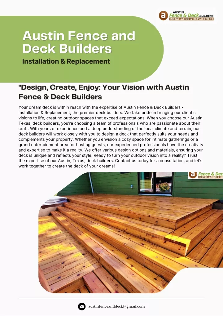 austin fence and austin fence and deck builders