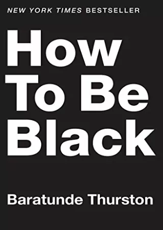 PDF_ How to Be Black