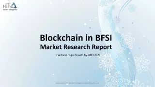 Blockchain in BFSI