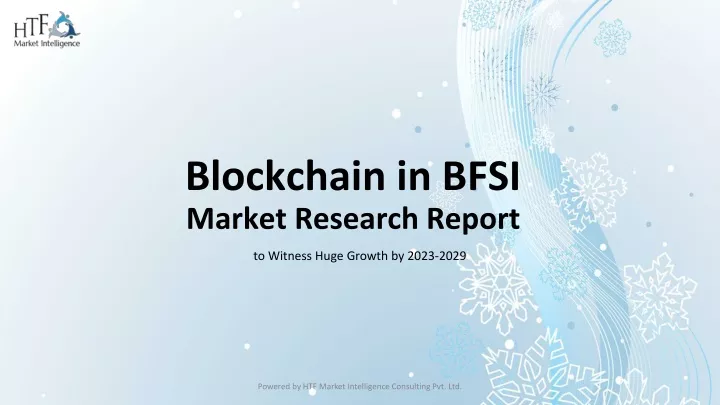 blockchain in bfsi market research report