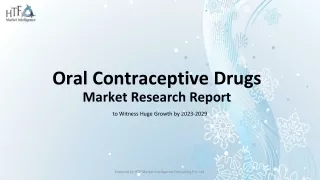 Oral Contraceptive Drugs