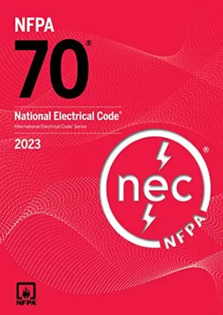 READ [PDF] National Electrical Code 2023 (National Fire Protection Associations National Electrical Code)