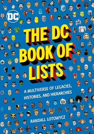 $PDF$/READ/DOWNLOAD The DC Book of Lists: A Multiverse of Legacies, Histories, and Hierarchies