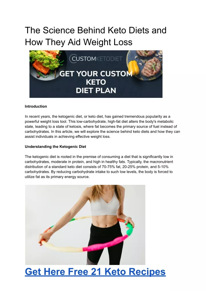 the science behind keto diets and how they