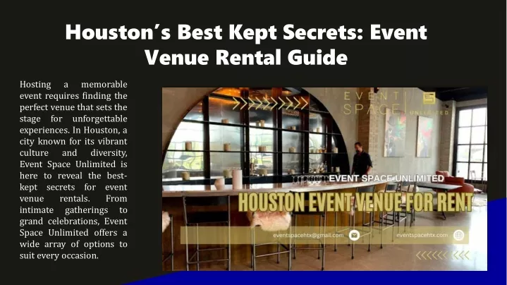 houston s best kept secrets event venue rental