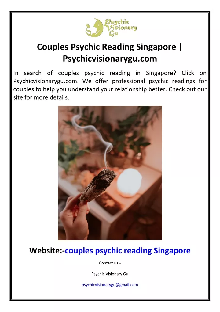 couples psychic reading singapore