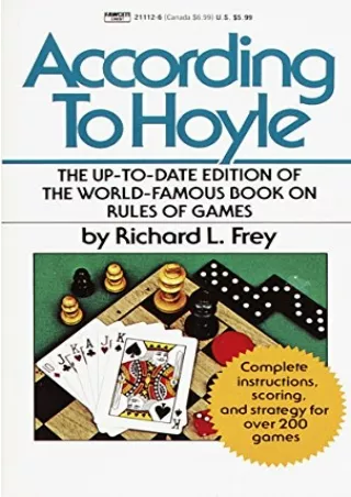 $PDF$/READ/DOWNLOAD According to Hoyle: The Up-to-Date Edition of the World-Famous Book on Rules