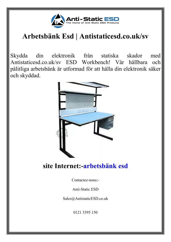 arbetsb nk esd antistaticesd co uk sv