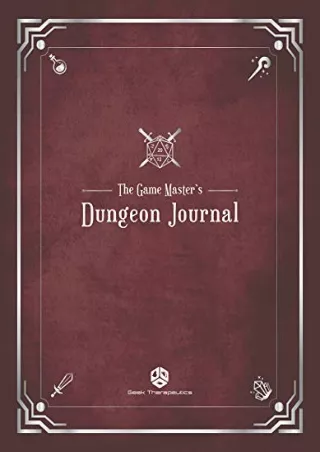 $PDF$/READ/DOWNLOAD The Game Master's Dungeon Journal