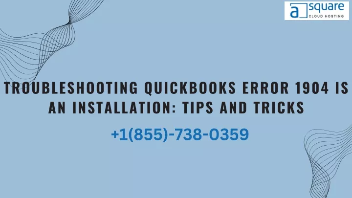 troubleshooting quickbooks error 1904