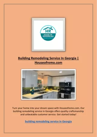 Exterior Home Remodeling Company | Houseofremo.com