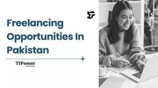 Freelancing opportunities in Pakistan